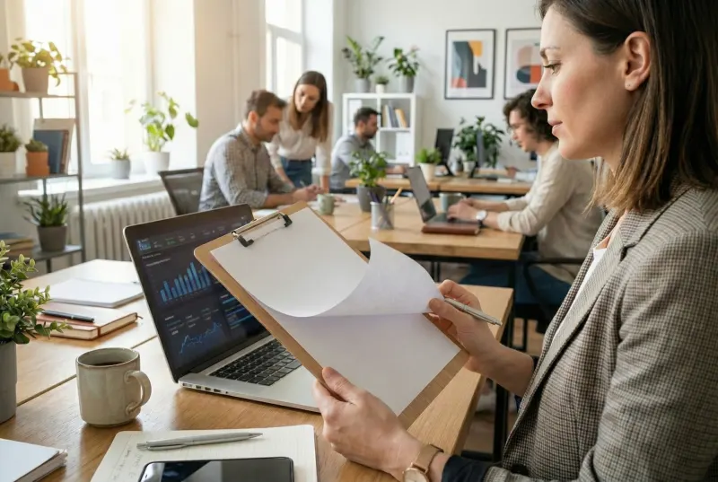 A structured checklist for influencer marketing, representing a strategic and organized approach to collaborations.